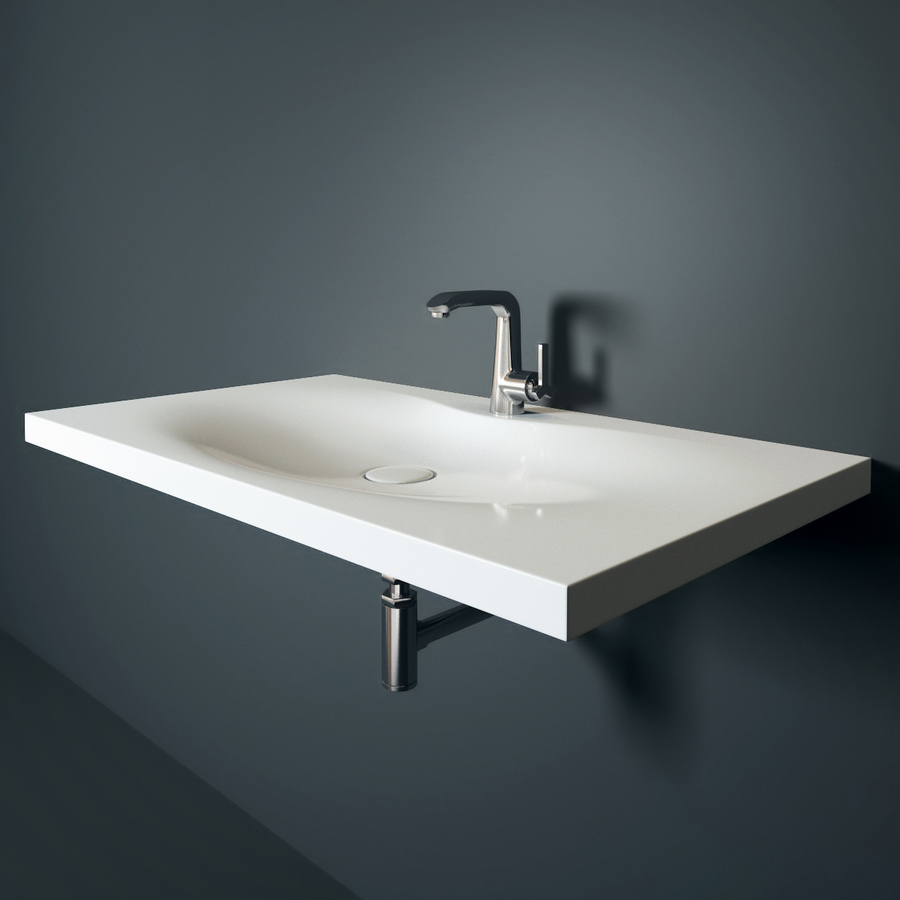 Sink and faucet Bravat Waterfall F173107C
